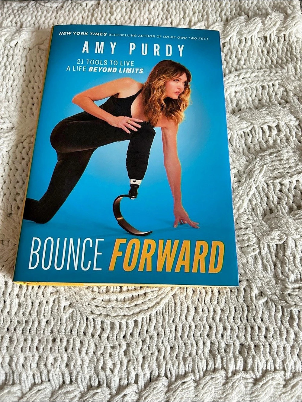 Bounce Forward Book by Amy Purdy Hardcover  New